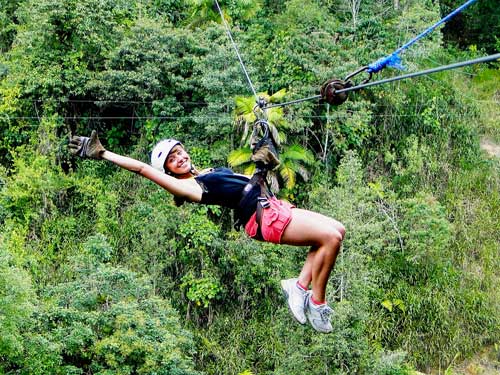 Zip lining – 10 cables